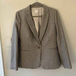 J.Crew Women's Checked Blazer